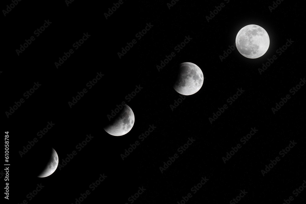 Naklejka premium moon in the sky