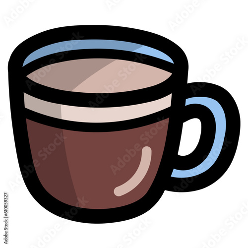 americano filled outline icon style