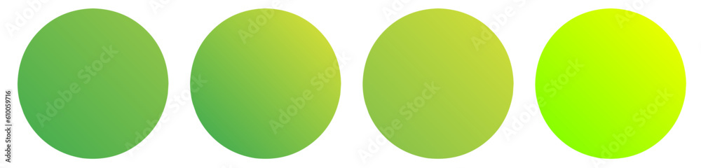 green gradient circle icon background, modern and simple icon background design 