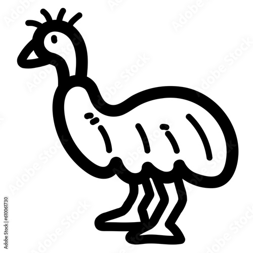 emu line icon style