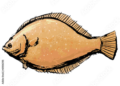 The golden Flatfish is a very expensive fish.