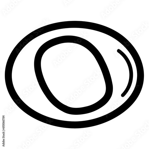 whole note line icon style