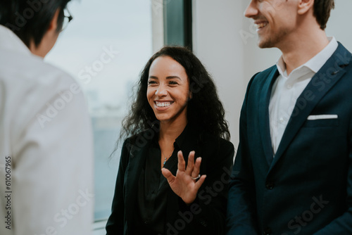 Portrait of young smiling w...