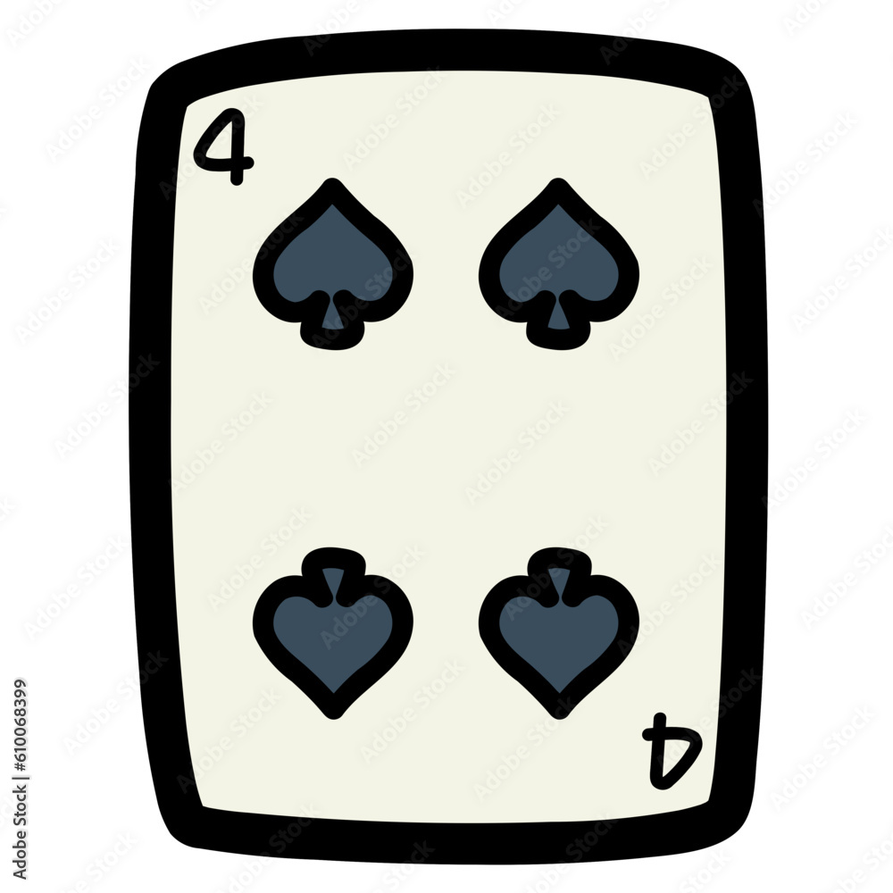 foue of spades filled outline icon style foue of spades filled outline icon style