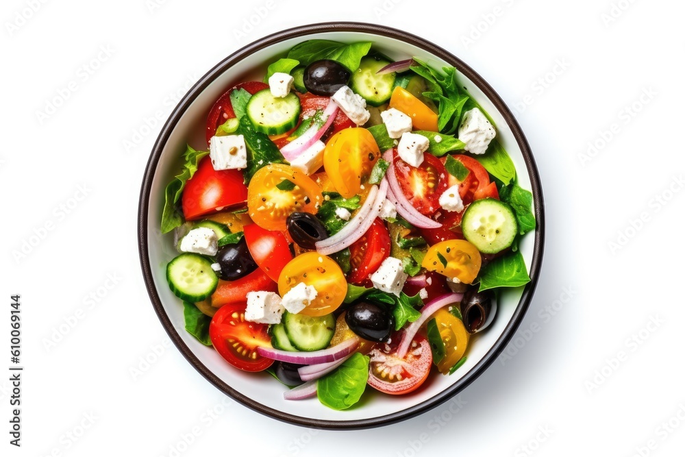 stock photo of greek salad flat lay Food Photography AI Generated stock photo of greek salad flat lay Food Photography AI Generated