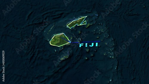 Fiji Map Animation photo