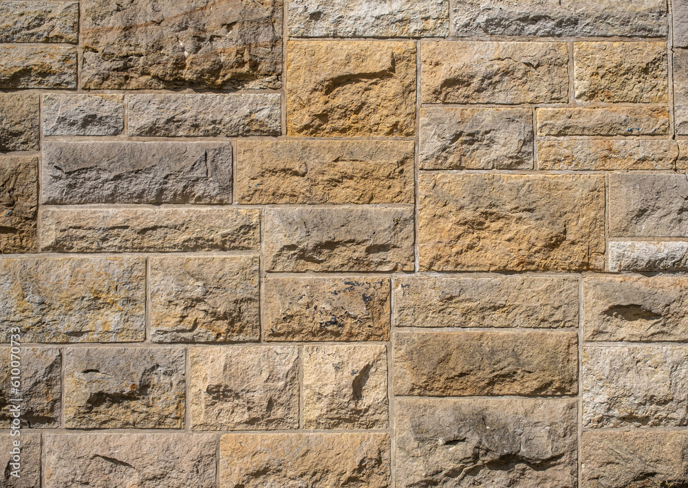 natural stone wall texture as background