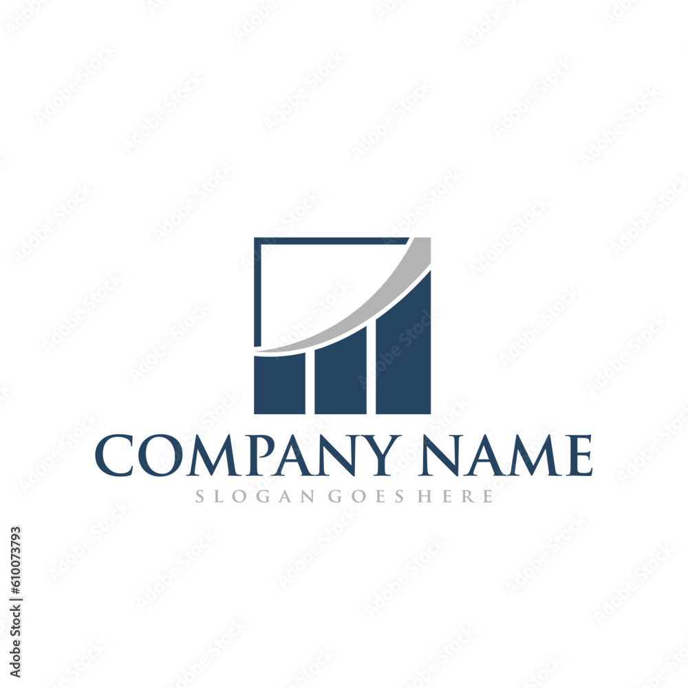 Financial Advisors Logo Design Template Vector Icon Financial Advisors Logo Design Template Vector Icon
