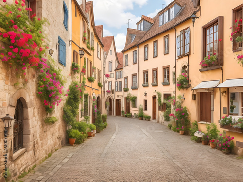 Captivating European Charm  Exploring Historic Streets and Picturesque Architecture of a Timeless Town