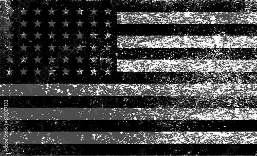 Used Style Vektor Flagge USA