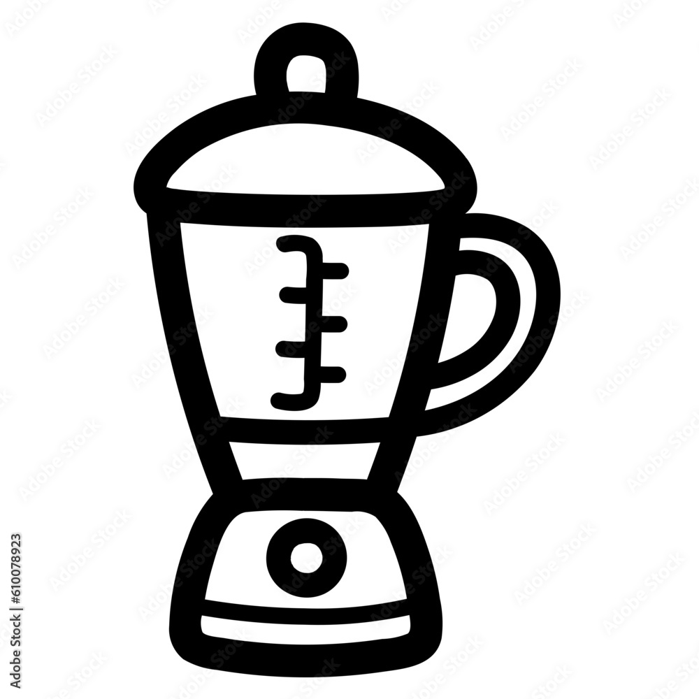 blender line icon style blender line icon style