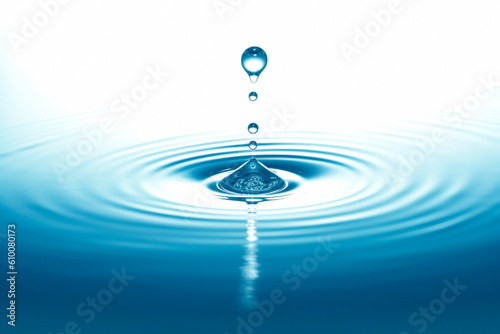 Water drop. Generative ai edited