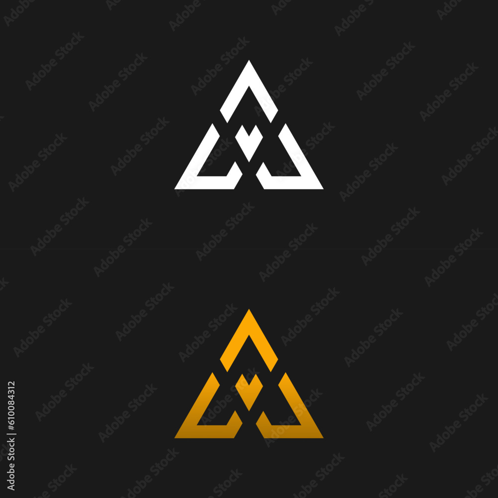 LETTER A TRIANGLE MONOGRAM FOR BUSINESS AND COMPANY LOGO DESIGN VECTOR LETTER A TRIANGLE MONOGRAM FOR BUSINESS AND COMPANY LOGO DESIGN VECTOR