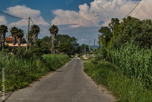 road in the countryside of Italy