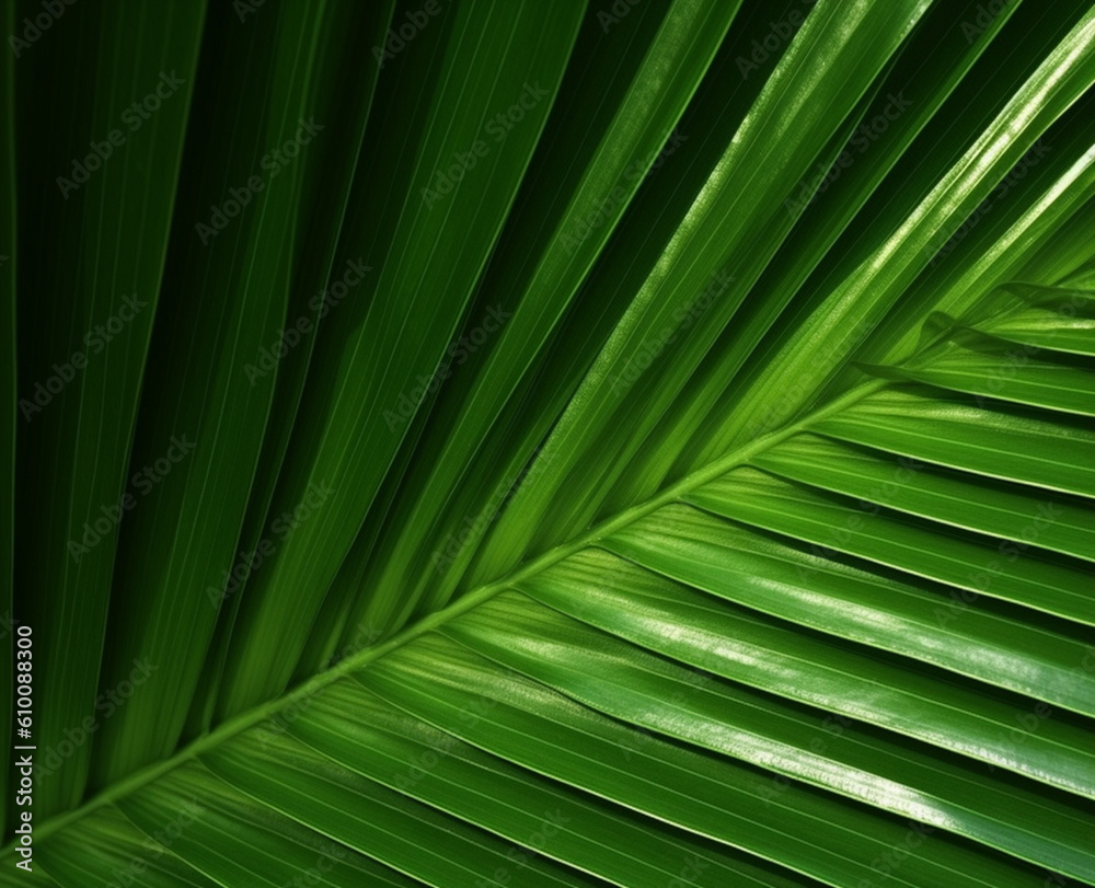 Obraz premium close up palm leaf backgrond