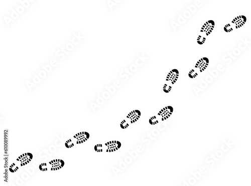 footprints bootprints pattern brush