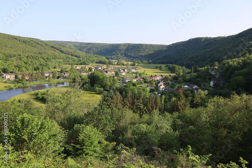 Vue d ensemble du village  ville de Tournavaux  d  partement des Ardennes  France