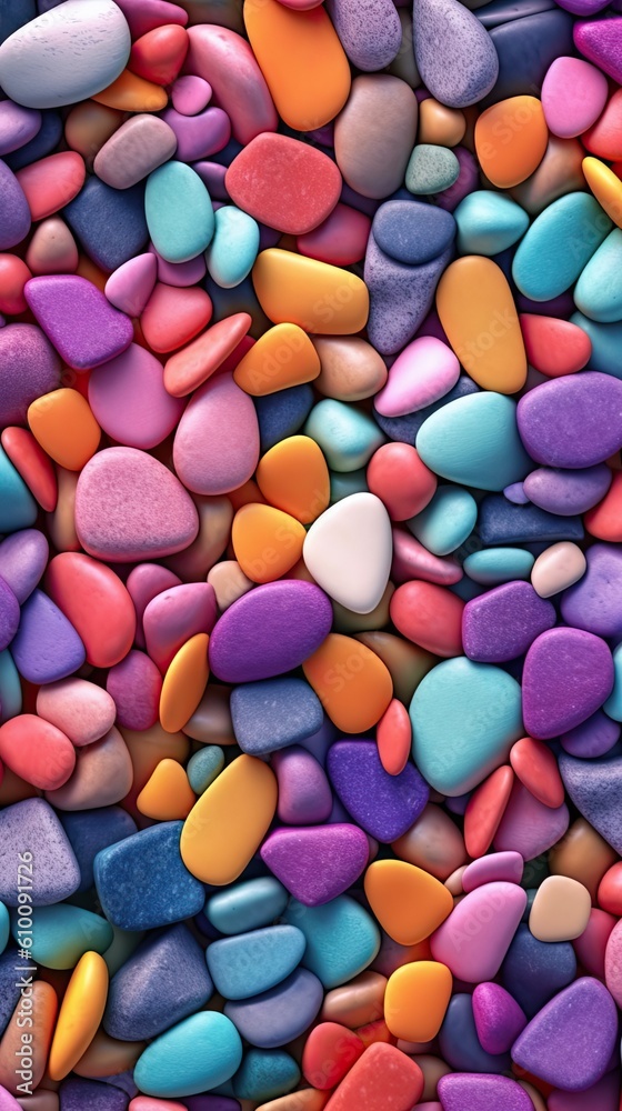 Seamless Pattern Texture Background Stones colors. AI Generate. Seamless Pattern Texture Background Stones colors. AI Generate.