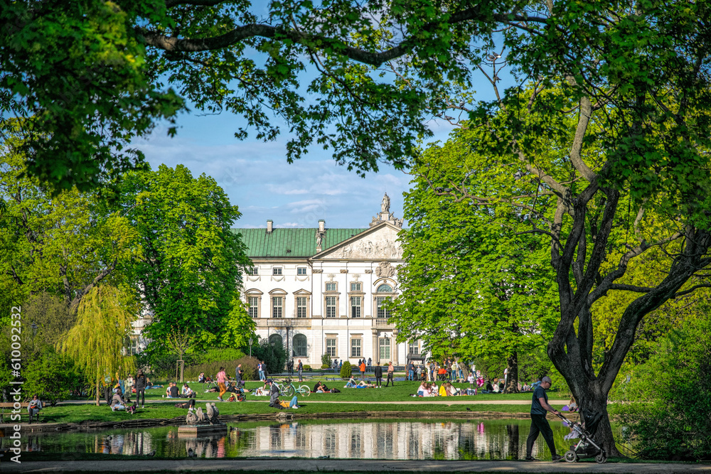 Krasinski Palace and Garden in Warsaw