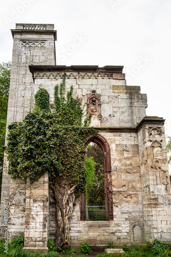 House of the Templers in public park at the river Ilm in Weimar, Thuringia, Germany. photo