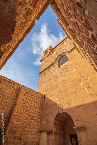 Deyrulzafaran monastery of Mardin province with its photographs taken from various angles. photo