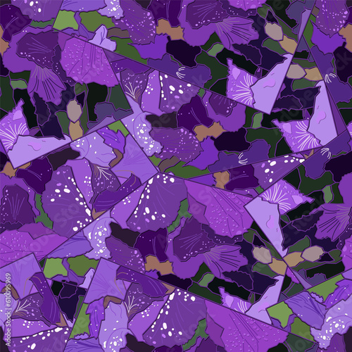 purple abstract vector seamless wallpaper. bright background image