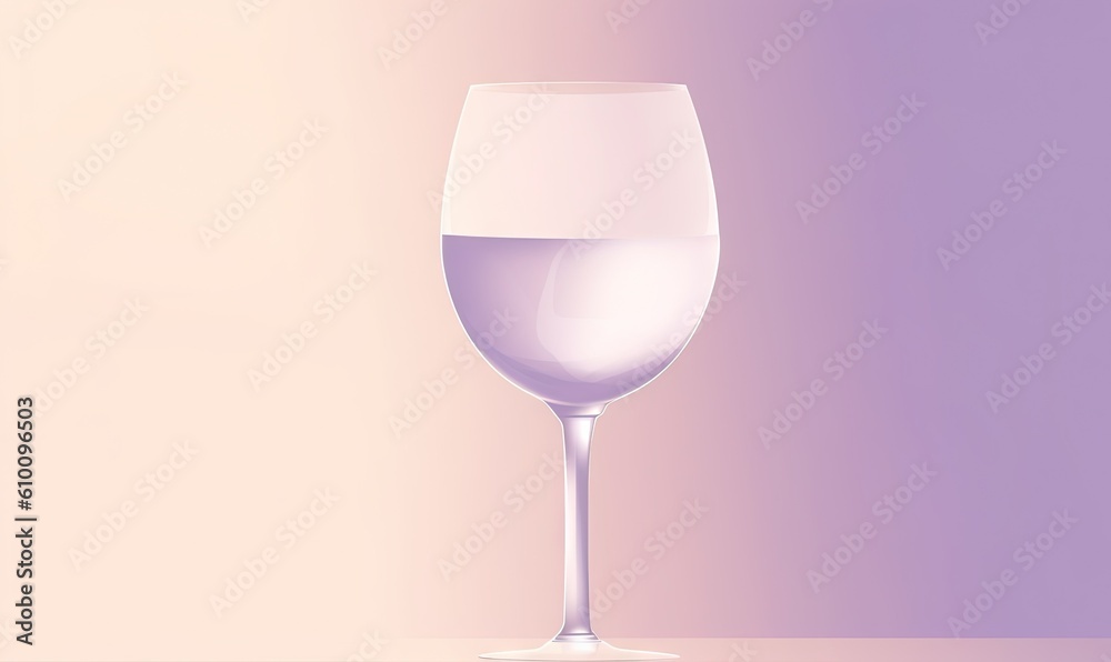 a glass of wine on a table with a blurry wall in the backgroup of the image in the backgroup. generative ai a glass of wine on a table with a blurry wall in the backgroup of the image in the backgroup. generative ai