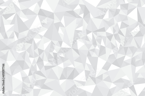 White polygons and triangles background texture