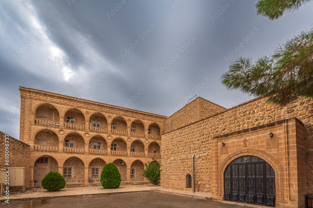 Fototapeta premium Mor Gabriel Monastery in Mardin with photos taken from various angles