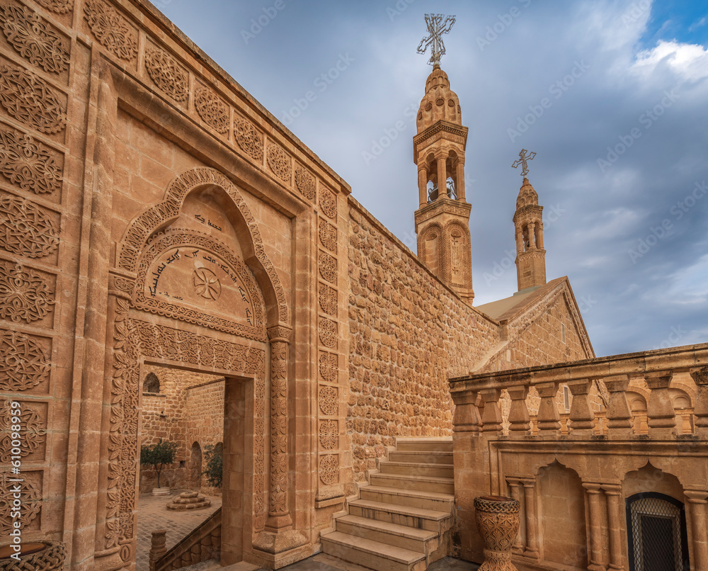 Mor Gabriel Monastery in Mardin with photos taken from various angles