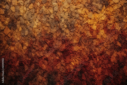 Grainy and noisy texture with a touch of warm colors for a cozy and inviting wallpaper, generative ai
