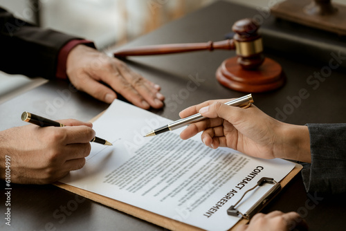 Sign the agreement The Concept of Legal Procedure and Litigation 