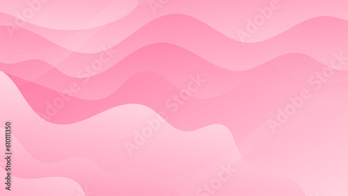 Abstract Gradient pink liquid background. Modern background design. Dynamic Waves. Fluid shapes composition. Fit for website, banners, brochure, posters