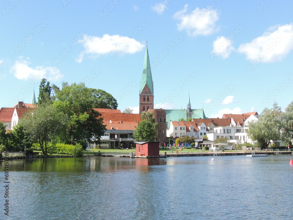 View of the old town - Lübeck - Germany
