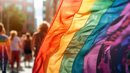 Unity in Colors: Celebrating LGBT Pride and Inclusion created with Generative AI Technology