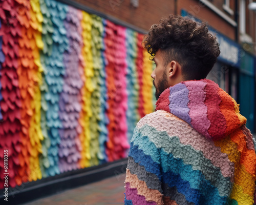 Discovering Diversity on Colorful Walls created with Generative AI Technology