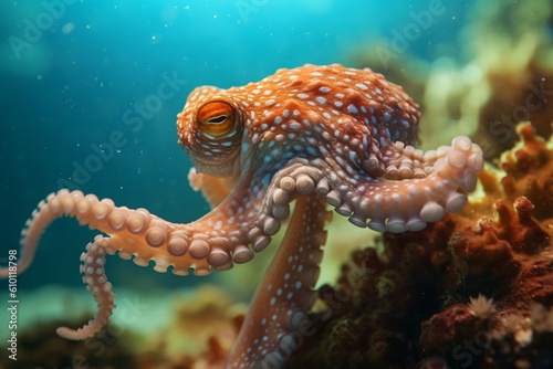 octopus in the sea © Maximilian