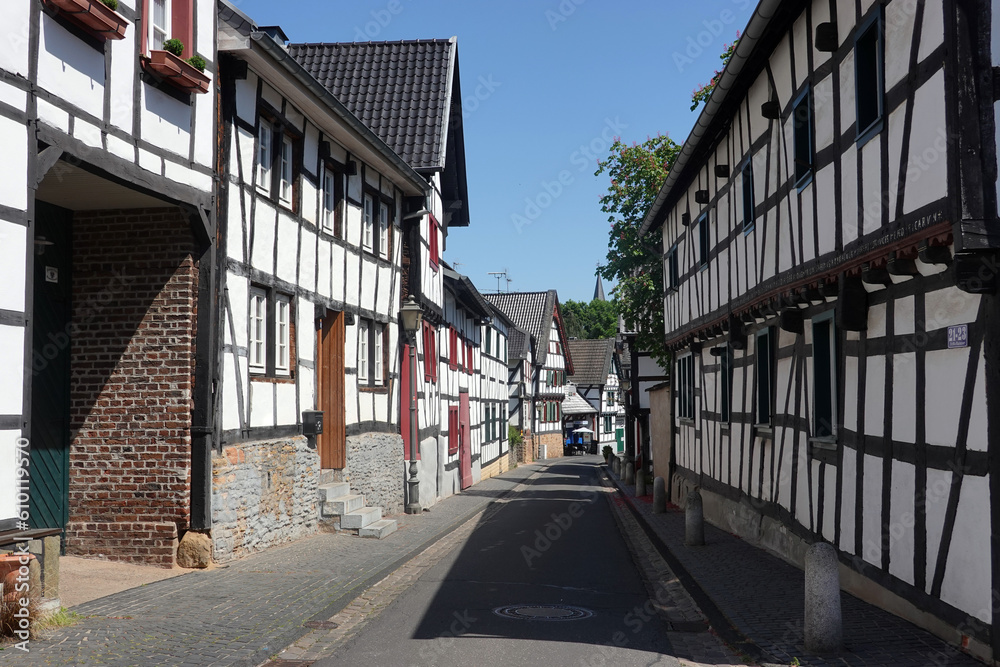 Fachwerkhäuser im historischen Ortskern Kommern Fachwerkhäuser im historischen Ortskern Kommern