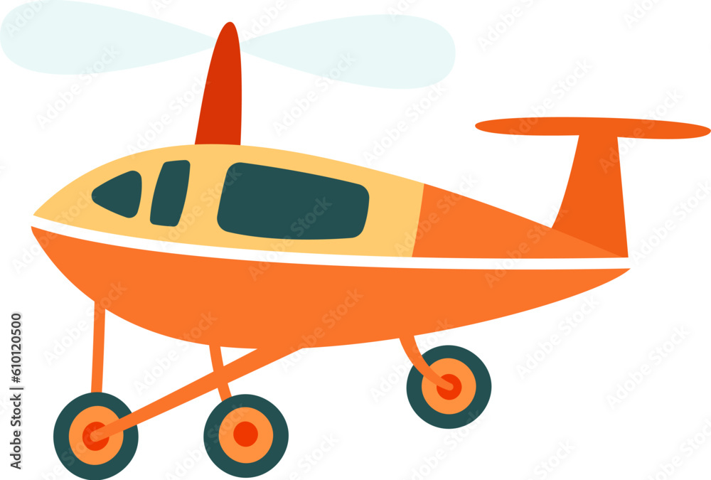 Cartoon Airplane Vehicle Cartoon Airplane Vehicle