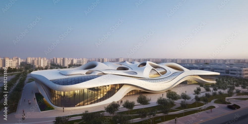 Astonishing Projects By Zaha Hadid Architects Generative AI Image