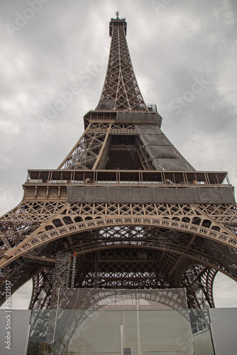 Various Ground View Photos of the Eiffel Tower