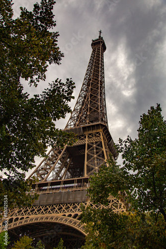 Various Ground View Photos of the Eiffel Tower
