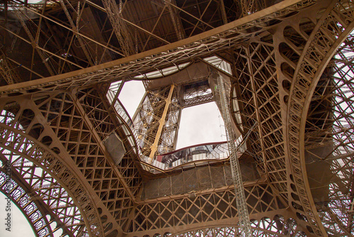 Various Ground View Photos of the Eiffel Tower