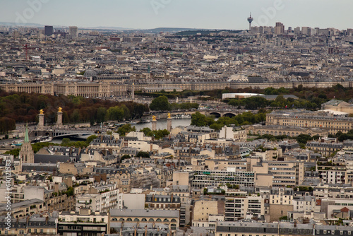 Parisian Landscapes From the Top of the Eiffel Tower