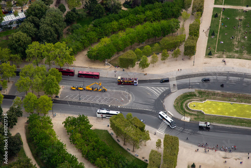 Parisian Landscapes From the Top of the Eiffel Tower