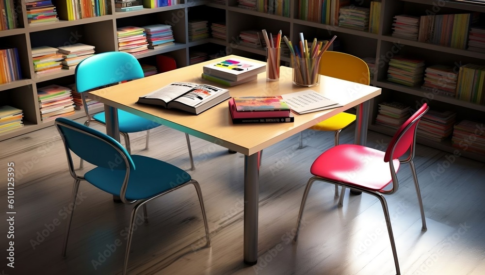 Studying in Unity: Tables and Chairs for Group Study Activities Studying in Unity: Tables and Chairs for Group Study Activities