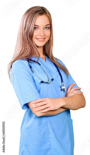 Obraz na plátně Young female nurse