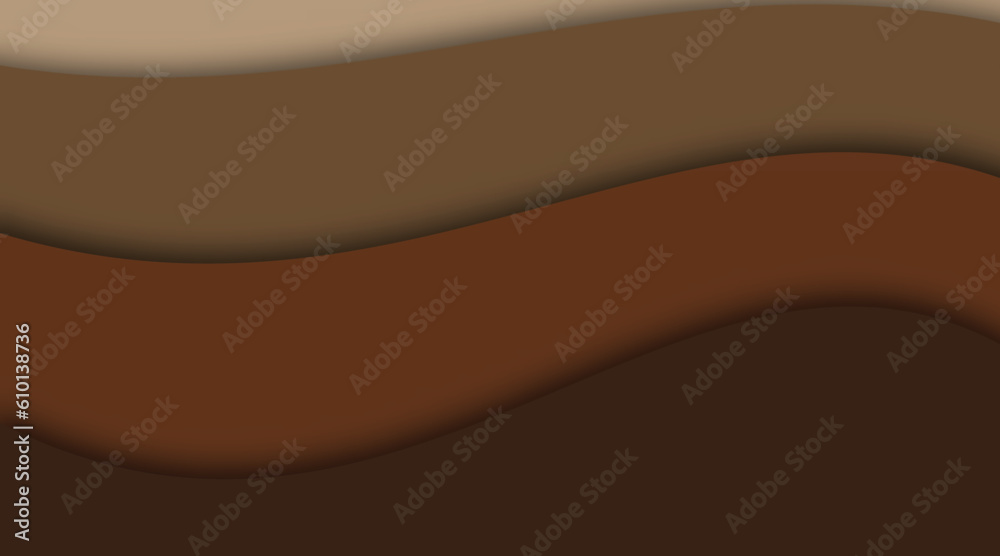 Vector illustration of a 3D ground layer Vector illustration of a 3D ground layer