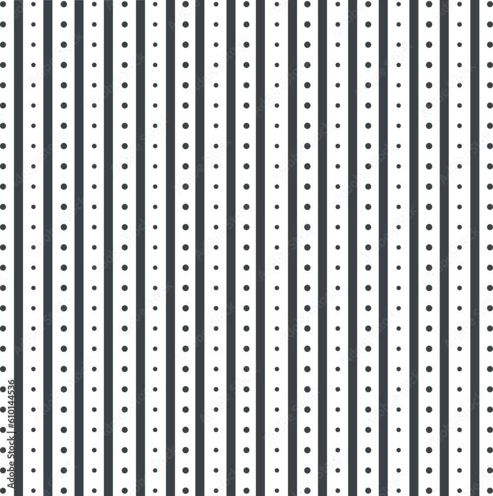 seamless pattern with lines and dots 