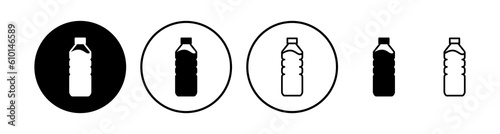 bottle icon vector. bottle icon in trendy flat design